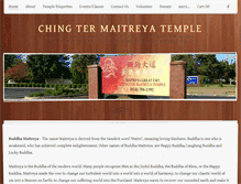 Tablet Screenshot of chingtermaitreya.org